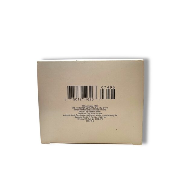 Hallmark 1994 Tobin Fraley Holiday Carousel Magic Ornament Lights & Music - Picture 9 of 9